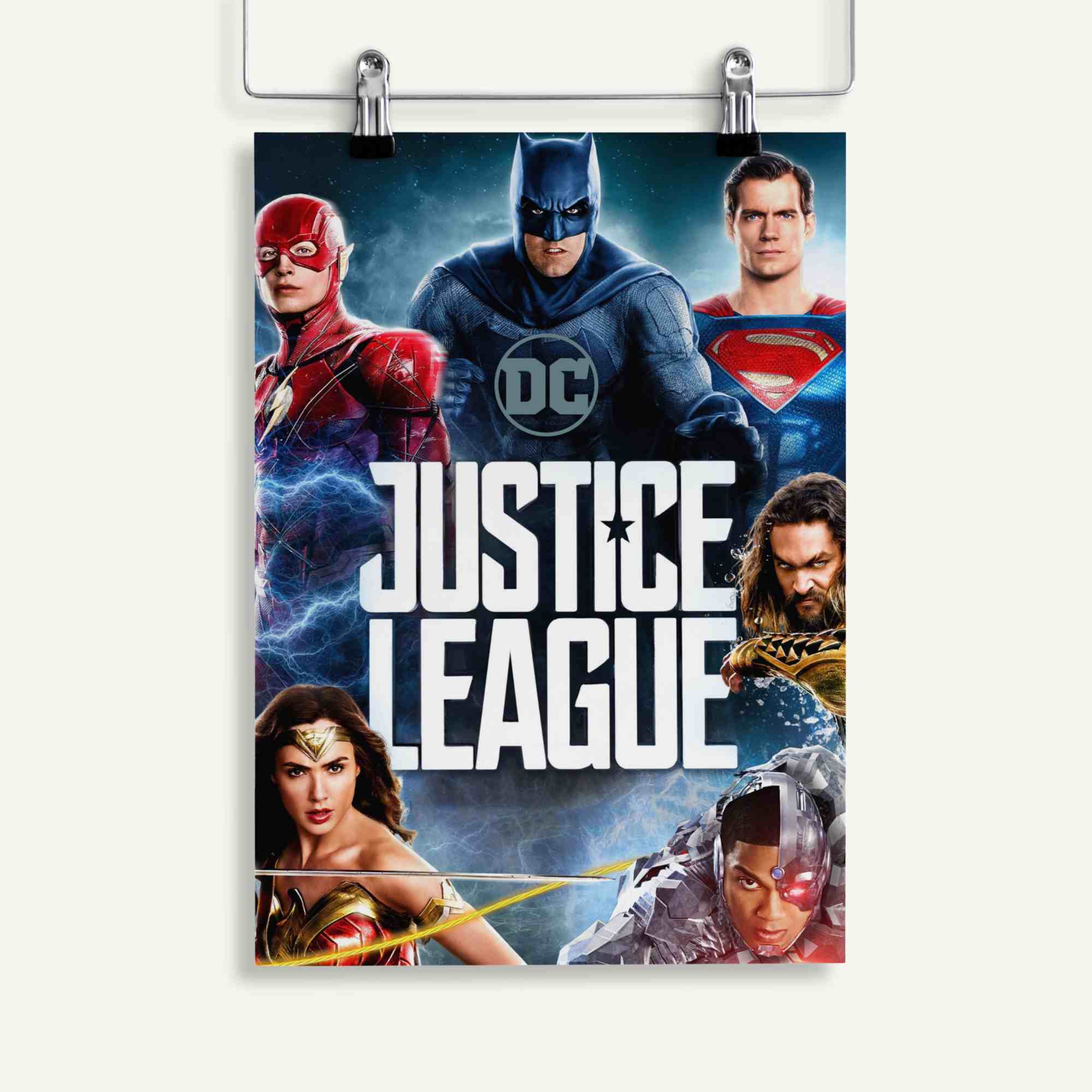 Justice league movie poster