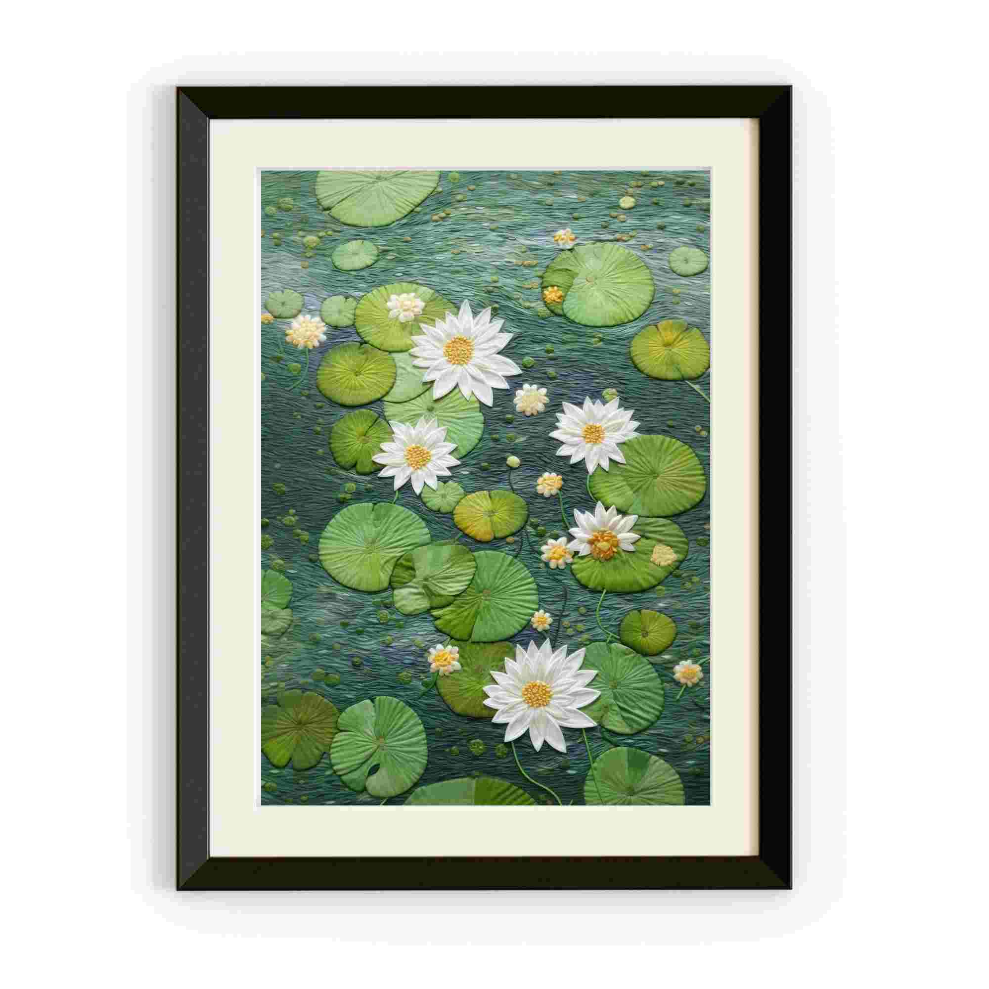 lotus in the lake frame